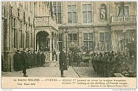 albert I en franse troepen