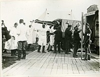 eerste wereldoorlog 225 (Belgique. Vinckem '14 - '18. Croix Rouge. Ambulance Océan. Sous tentes 1917. Evacuations. automo~1